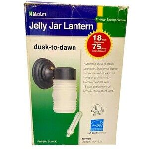MaxLite Jelly Jar Lantern (Dusk To Dawn)
